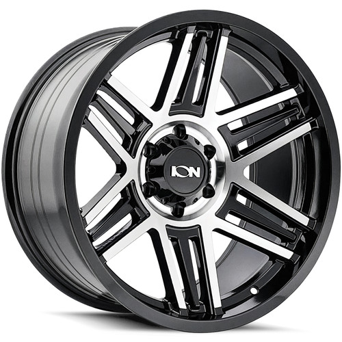 Alloy Ion Style 147 20x10 Machined Black Wheel Alloy Ion Style 147 6x5.5  -19 147-2183BM19