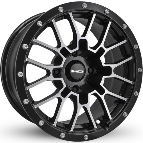 HD Offroad RTC 12x7 Machined Black Wheel HD Offroad RTC 4x137 10 RT12704610SBM