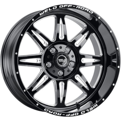 Weld Off-Road Cheyenne 20x10 Black Milled Wheel Weld Off-Road Cheyenne W132 8x6.5  -18 W13200082475