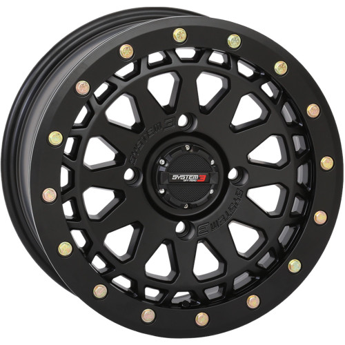 System 3 Offroad SB-6 15x7 Matte Black Wheel System 3 Offroad SB-6 4x156  45 15S3-6557