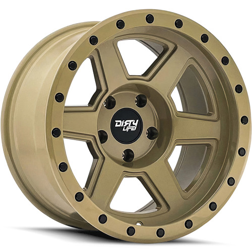 Dirty Life Compound 17x9 Bronze Wheel Dirty Life Compound 9315 6x5.5  -12 9315-7983DS12