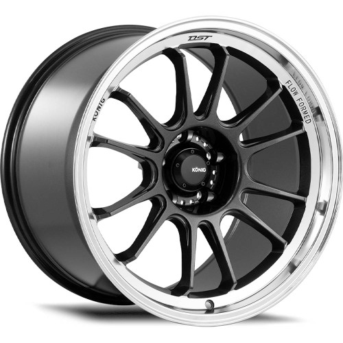 Konig Hypergram 18x8.5 Gray Machined Wheel Konig Hypergram 5x112 43 HG88512436