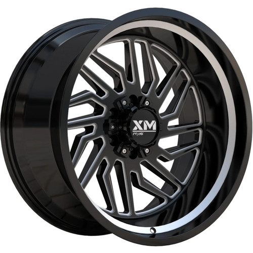 Xtreme Mudder XM-500 22x11 Black Milled Wheel Xtreme Mudder XM-500 5x115  5x5 44 XM50022115115512744781BM