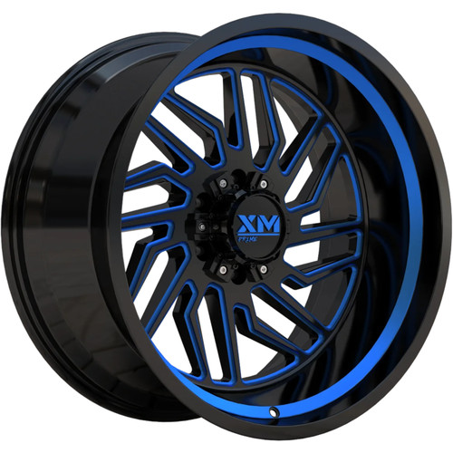 Xtreme Mudder XM-500 22x11 Black Blue Wheel Xtreme Mudder XM-500 6x135  6x5.5 44 XM500221161356139744108BBM