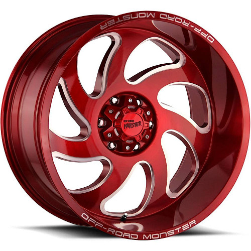 Off Road Monster M07 20x10 Red Wheel Off Road Monster M07 Blank -19 M070000N19R