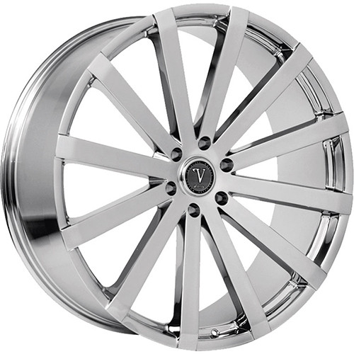 Velocity VW12B 28x10 Chrome Wheel Velocity VW12B 6x5.5 25 VW12-28185C