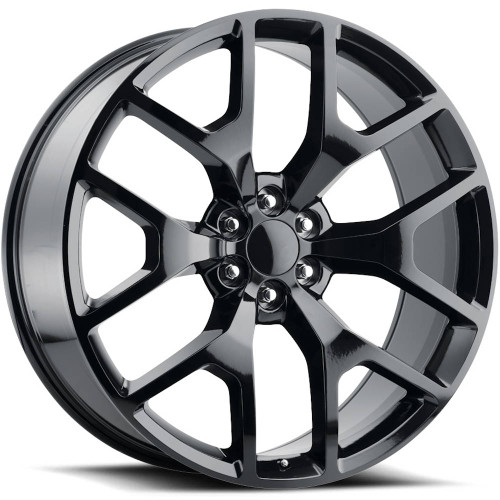 Replica Tech RT6 26x10 Gloss Black Wheel Replica Tech RT6 6x5.5 30 RT6-2610XX30LGB