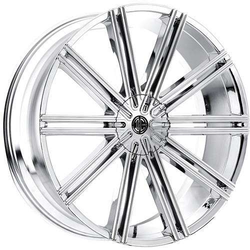 2Crave N47 24x9.5 Chrome Wheel 2Crave N47 Blank 15 N47-2495Z15MC