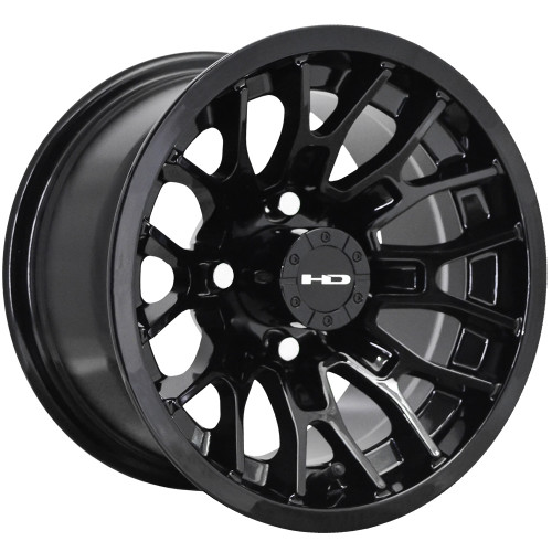 HD RTC 12x7 Black Wheel HD RTC 4x4 -14 RT127042-14AGB