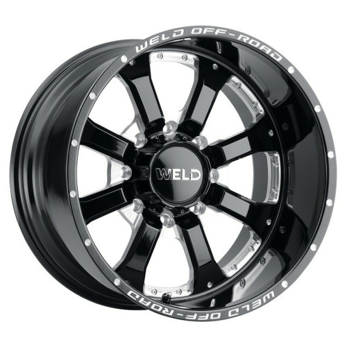 Weld Off-Road Granada 8 20x10 Black Milled Wheel Weld Off-Road Granada 8 W125 8x6.5  -18 W12500082476