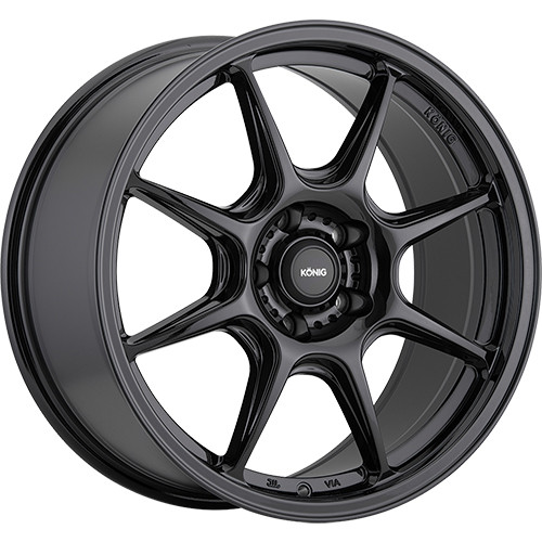 Konig Lockout 17x8 Black Wheel Konig Lockout 5x112 43 LK87512435