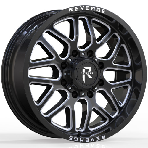 Revenge Offroad RV-206 20x9 Black Milled Wheel Revenge Offroad RV-206 8x180  12 RV206-20908180+12BMW