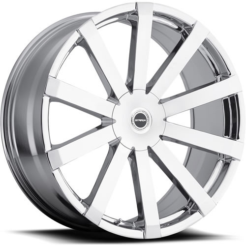 Strada Gabbia 20x8.5 Chrome Wheel Strada Gabbia 5x110 5x115 35 S50051035