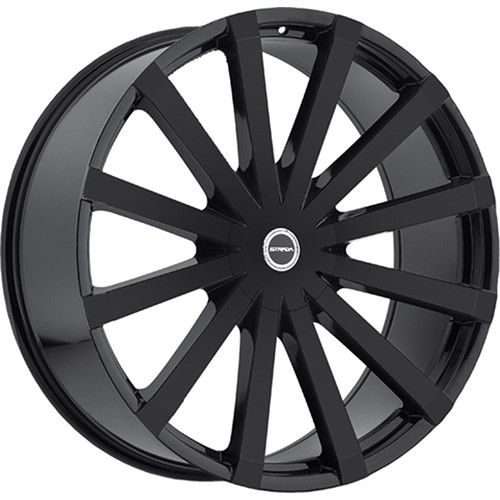 Strada Gabbia 20x8.5 Black Wheel Strada Gabbia Blank 35 S50000035GB