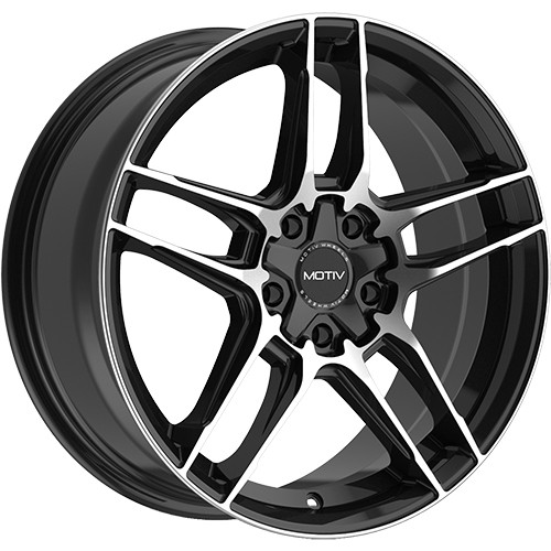 Motiv Matic 17x7.5 Machined Black Wheel Motiv Matic 434MB 5x100 5x4.5 40 434MB-7751840