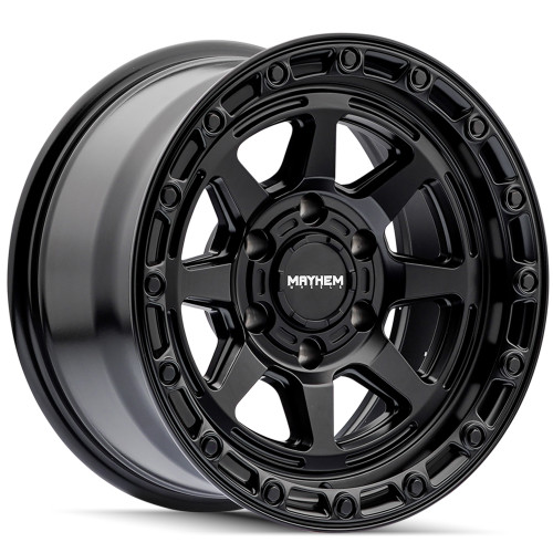 Mayhem Ridgeline 17x8.5 Satin Black Wheel Mayhem Ridgeline 8306 6x5.5  -6 8306-7883MB