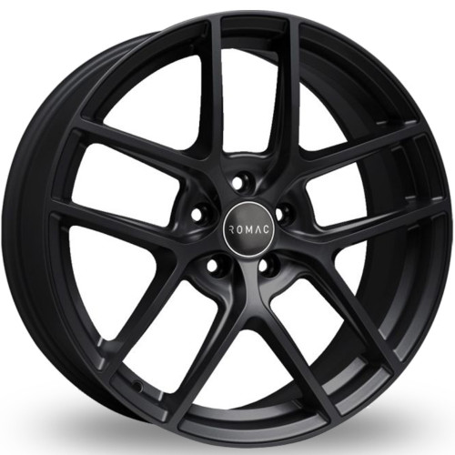 Romac Diablo 18x8 Satin Black Wheel Romac Diablo 5x112  45 RMDIA I8690SB