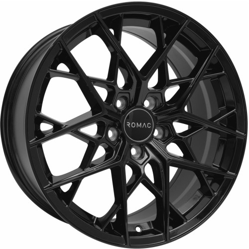 Romac Vortex 18x8.5 Gloss Black Wheel Romac Vortex 5x112  45 RMVOR J8690GB