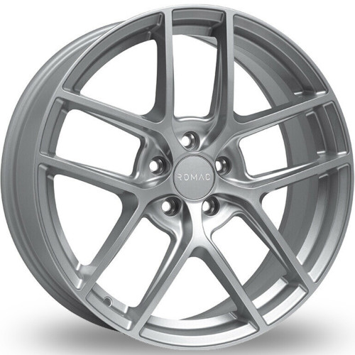 Romac Diablo 18x8 Silver Wheel Romac Diablo 5x4.5  42 RMDIA I8546S