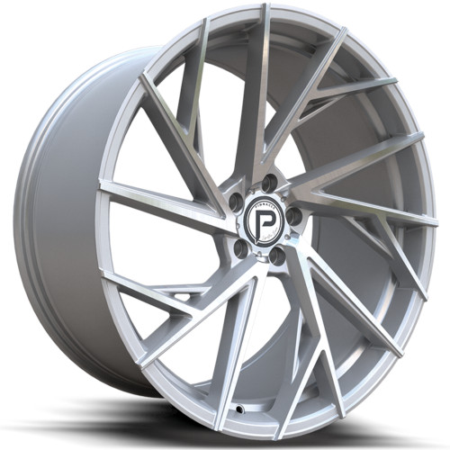 Pinnacle Swank 22x9 Silver Wheel Pinnacle Swank P316 5x115 15 P3162295115-15SMF