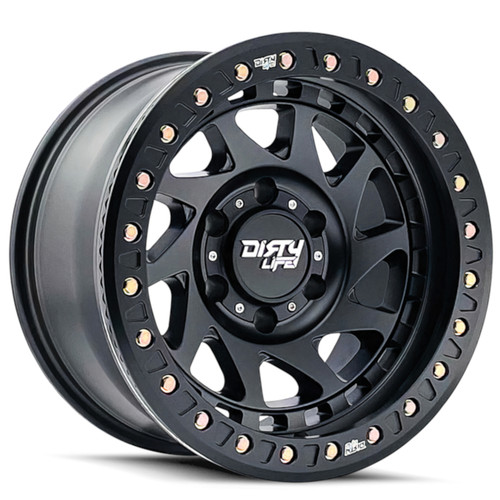 Dirty Life Enigma Race 17x9 Matte Black Wheel Dirty Life Enigma Race 9313 6x5.5  -38 9313-7983MB38