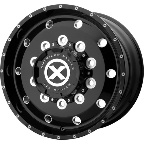 American Racing ATX AO400 22.5x8.25 Black Milled Wheel American Racing ATX AO400 Baja 10x11.25 145 AO40022510303