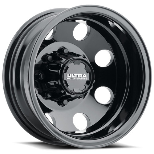Ultra 002 Dually 17x6.5 Gloss Black Wheel Ultra 002 Dually 8x6.5  -140 002-7681RBK