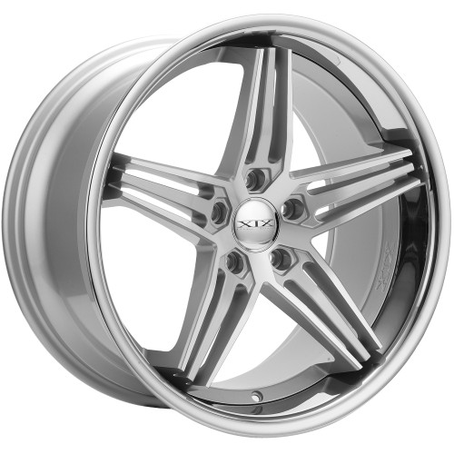 XIX X63 20x9 Silver Machined Wheel XIX X63 5x4.5  32 X63209023+32SMS