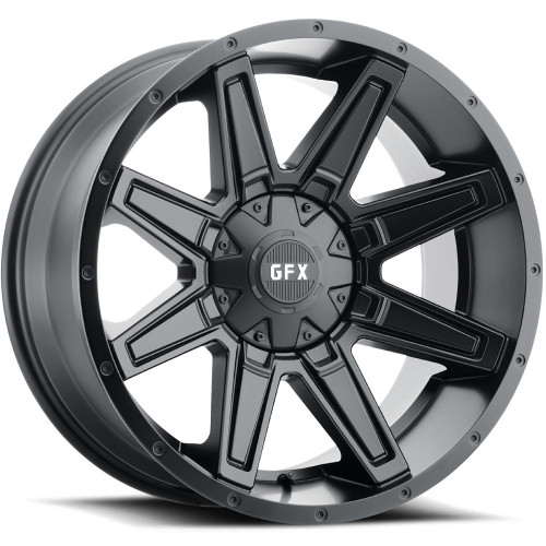 G-FX TR23 18x9 Matte Black Wheel G-FX TR23 5x5.5 5x150 18 T23 890-5015-18 MB