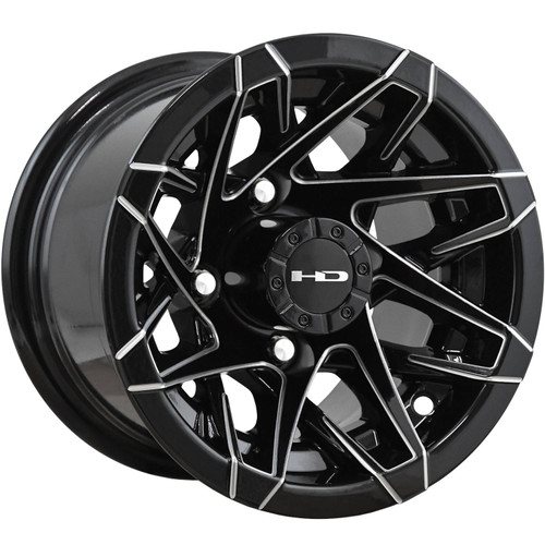 HD Canyon 12x7 Black Milled Wheel HD Canyon 4x4 -14 CY127042-14ML3