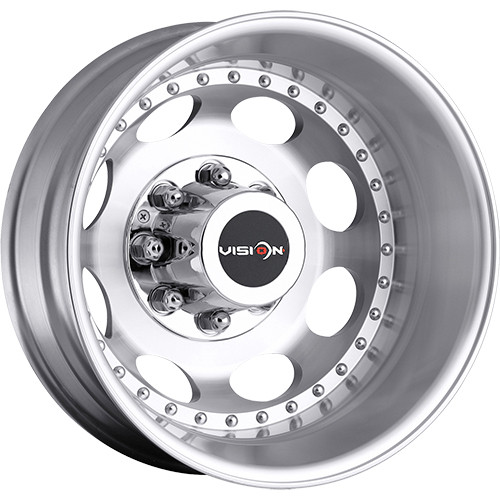 Vision Hauler Dually 19.5x6.75 Machined Wheel Vision Hauler Dually 8x6.5 -143 181Z9681MR121