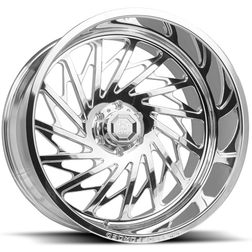 HD-PRO Forged Hawker 26x14 Polished Wheel HD-PRO Forged Hawker Forged LHD Pro 8 8x170  -76 FORGEDHDP08-26148170-76K-G-L