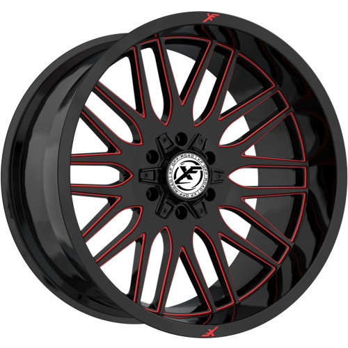 XF Offroad XF-240 20x10 Black Red Wheel XF Offroad XF-240 5x5 5x5.5 -12 XF-240201051271397-24GBMLR