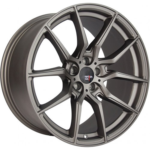 Option Lab R716 18x8.5 Gray Wheel Option Lab R716 5x100 40 L16-88580-40-MGM