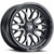 Vision Riot 20x12 Machined Black Wheel Vision Riot 402 6x5.5 -51 402-20283GBMF-51