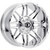 Xtreme NX-9 20x10 Chrome Wheel Xtreme NX-9 Blank -25 NX9-2010ZS-25MC