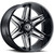 Vision Razor 22x12 Black Milled Wheel Vision Razor 363 5x5 -51 363-22273GBMS-51