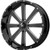 MSA Flash 20x7 Black Milled Wheel MSA Flash M34 4x156 0 M34-020756M