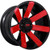 Xtreme Mudder XM-326 22x12 Black Red Wheel Xtreme Mudder XM-326 5x5.5 5x150 -44 XM326221251395150-44110GBRI
