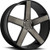 Dub Baller 24x9 Black Flake Wheel DUB Baller (S116) 5x115 15 S116249090+15