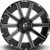 Fuel Contra 20x10 Black Milled Wheel Fuel Contra D615 8x180 -18 D61520001847