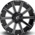 Fuel Contra 22x10 Black Milled Wheel Fuel Contra D615 8x170 -18 D61522001747