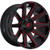 Fuel Contra 20x9 Black Red Wheel Fuel Contra D643 5x4.5 5x5 1 D64320902650