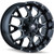 Mayhem Warrior 17x9 Black Milled Mayhem Warrior Rim 5x114.3 & 5x127 +18 Offset 8015-7956M18 8015-7956M18