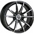 NS NS1602 16x7 Black Machined Wheel NS NS1602 5x100 5x4.5 38 NS1602167026+38BMF