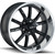 Ridler Style 650 20x10 Black Machined Wheel Ridler Style 650 5x5 0 650-2173MB