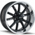 Ridler Style 650 17x8 Black Machined Wheel Ridler Style 650 5x5 0 650-7873MB