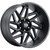 Vision Spyder 22x12 Black Wheel Vision Spyder 361 6x5.5 -57 361-22283SB-57