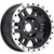 Vision Manx 16x7 Black Machined Wheel Vision Manx (398) 6x5.5 0 Offroad Use Only 398-6783GBML0