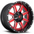Fuel Maverick 22x12 Red Wheel Fuel Maverick D250 8x6.5  -44 D25022208247
